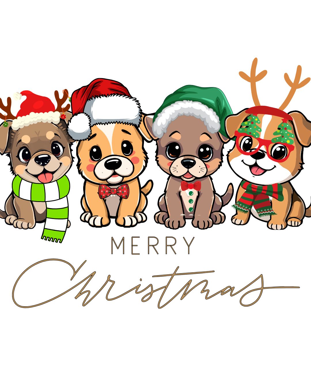 Puppies Christmas