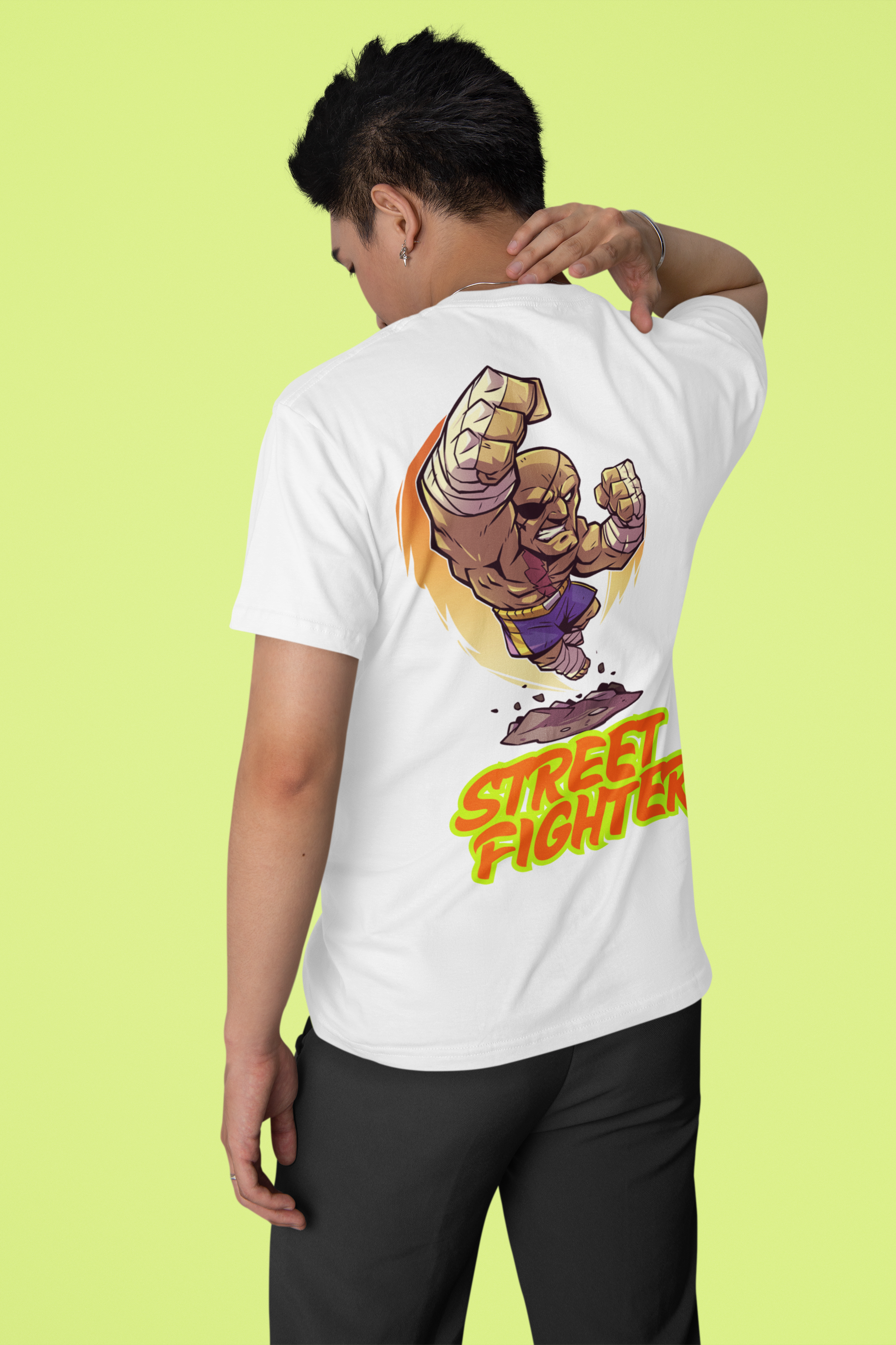 Sagat Street Fighter t shirt