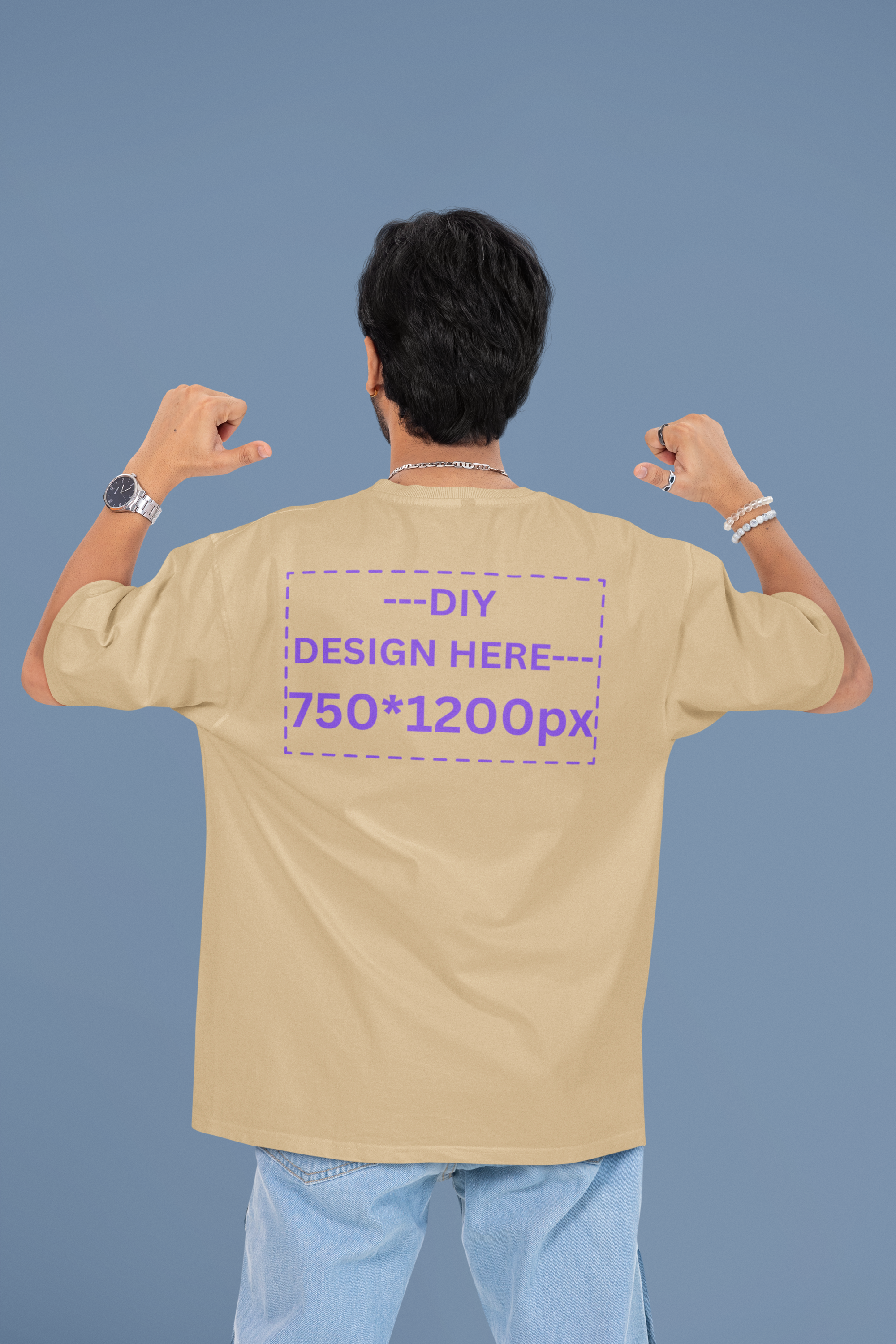 Customized Men's Oversized Tee