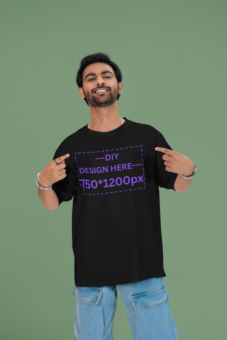 Customized Men's Oversized Tee