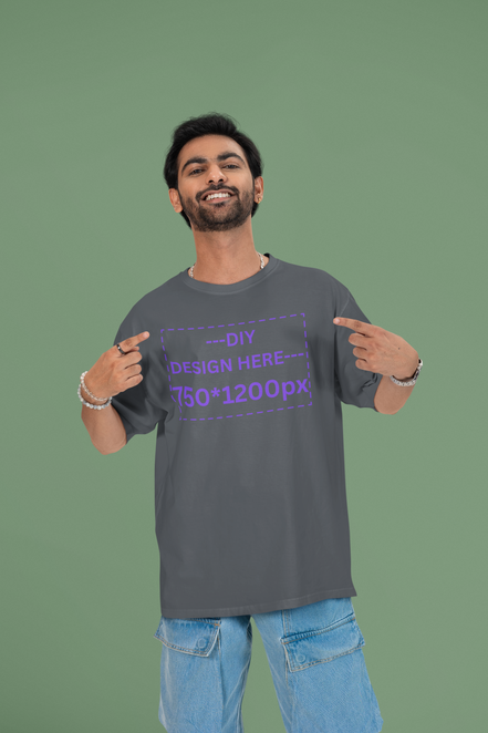 Customized Men's Oversized Tee