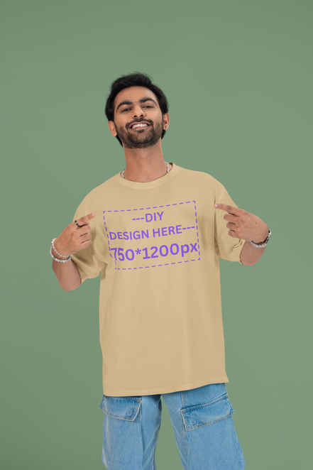 Customized Men's Oversized Tee