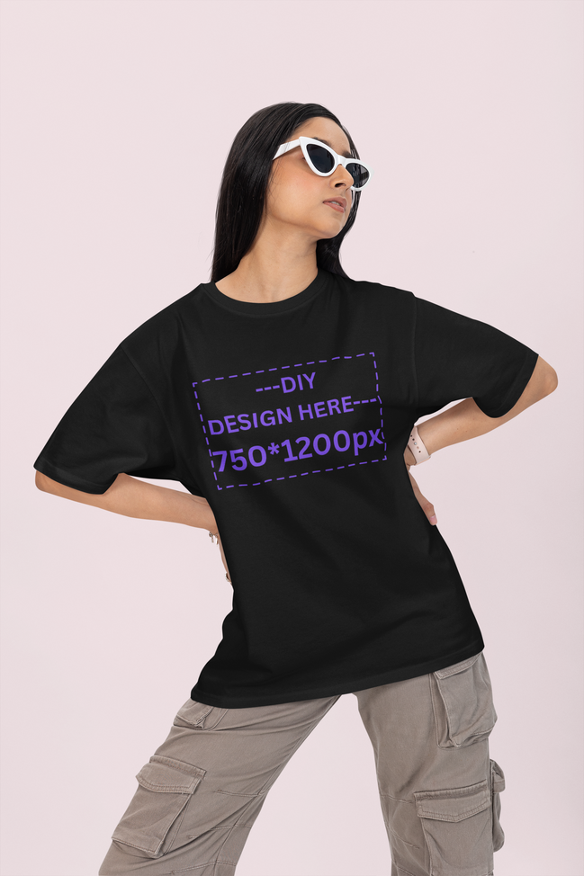 Customized Women's Oversized T-shirt